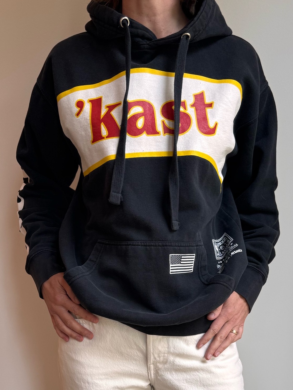 Mitchell & Ness NBA Hardwood Classics x OutKast collab Atlanta Hawks Hoodie  M